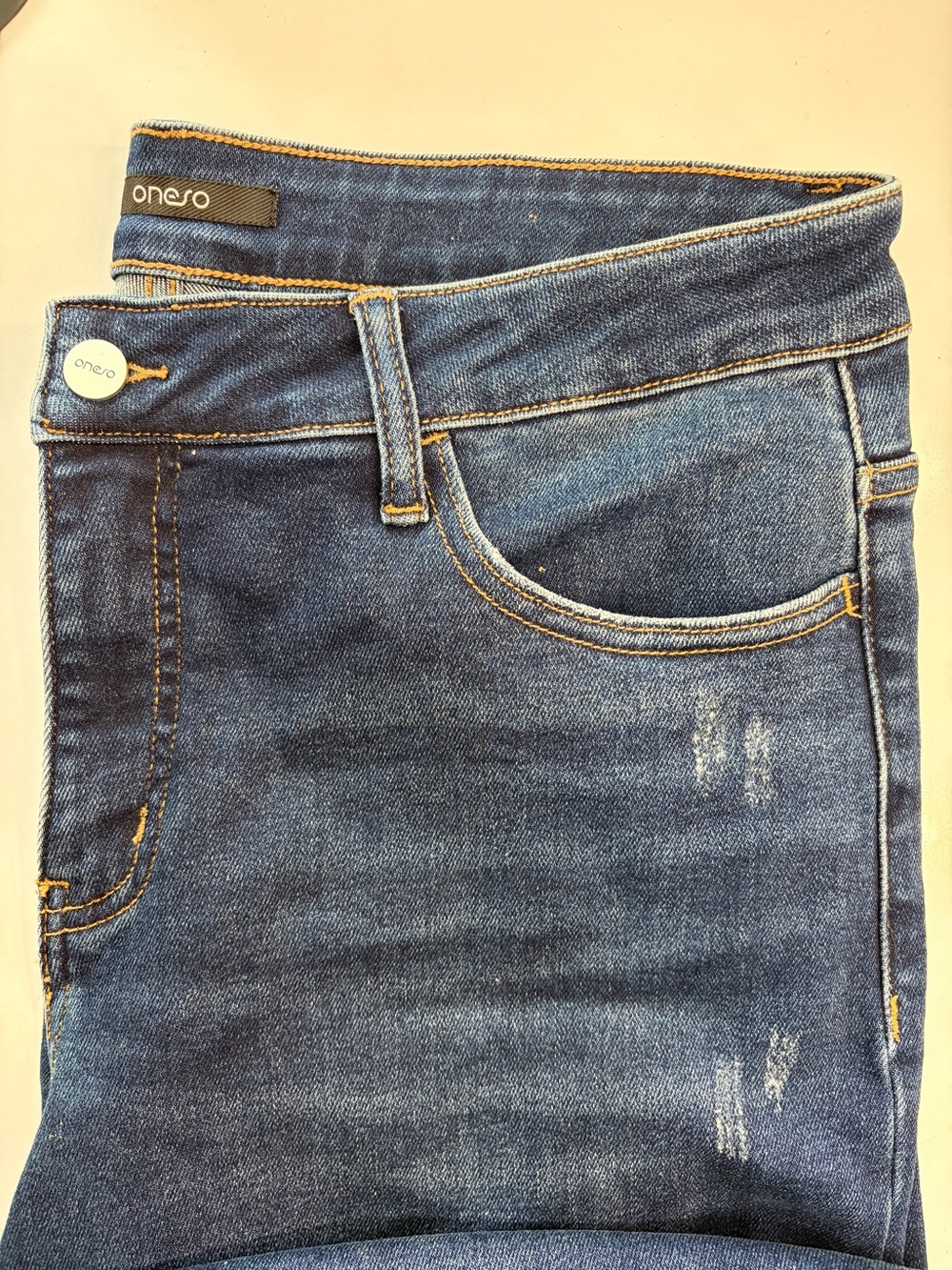 Oneso Women’s Blue Stretch Skinny Jeans